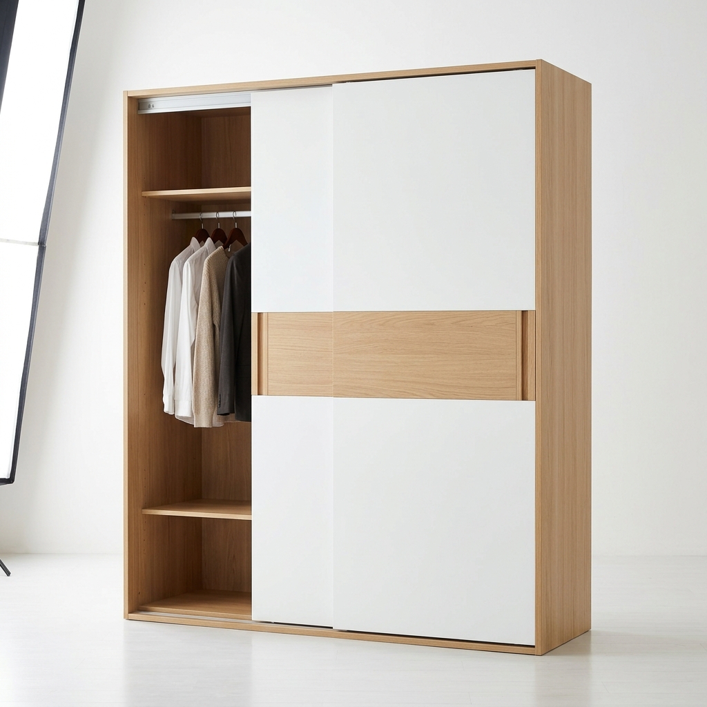 Tủ quần áo gỗ MDF cao cấp cánh lùa - VT10
